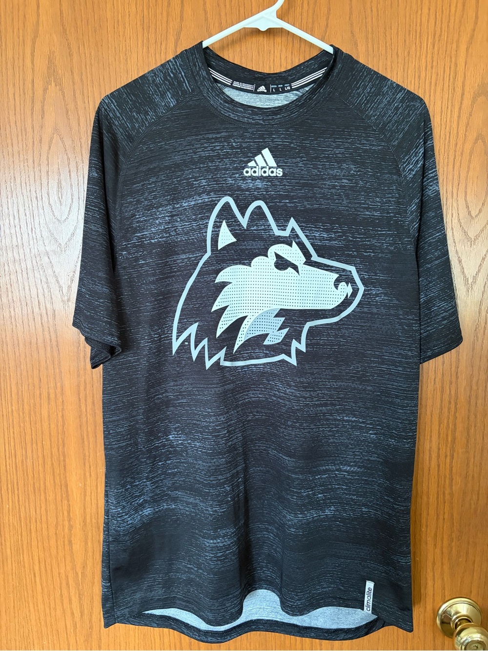 Adidas NIU Huskie Menโs Short-Sleeve Performance Tee